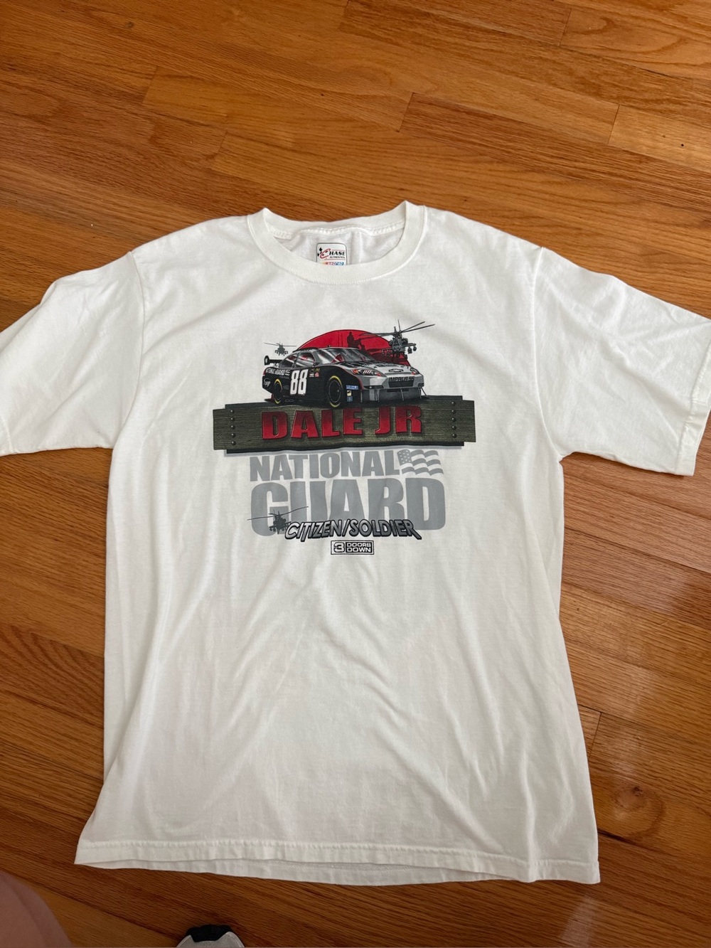 NASCAR Dale Earnhardt JR National Guard/3 Doors down tee